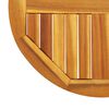 vidaXL bordplade Ø60x2 cm rund massivt akacietræ
