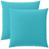 vidaXL Pudebetr&aelig;k 2 pcs HEERLEN Turkis 60 x 60 cm Polyester