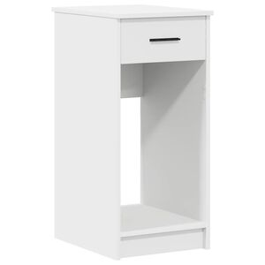 vidaXL computert&aring;rnstativ med skuffe 35x45x77 cm hvid