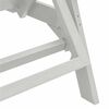 vidaXL Solstol Hvid 73.5 x 92 x 90cm HDPE