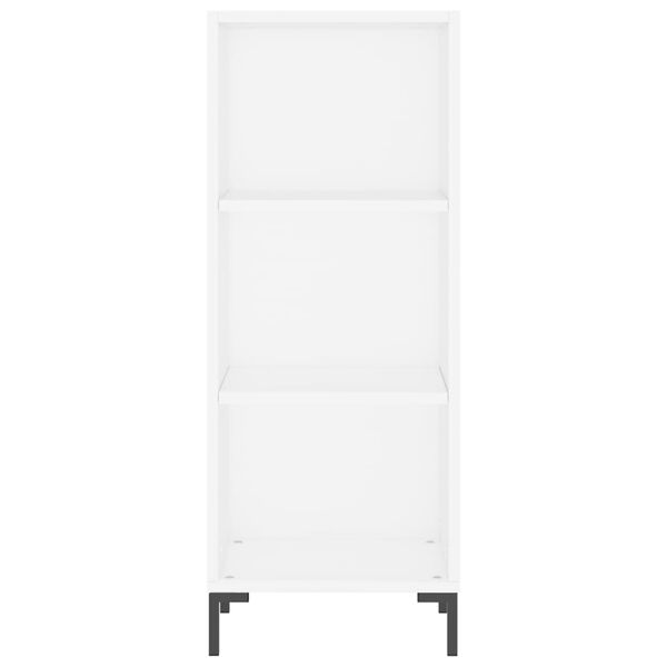 vidaXL sk&aelig;nk 34,5x32,5x90 cm konstrueret tr&aelig; hvid