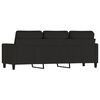 vidaXL 3-personers sofa 180 cm velour sort