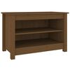 vidaXL skob&aelig;nk 70x38x45,5 cm massivt fyrretr&aelig; gyldenbrun
