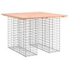vidaXL havebord gabiondesign 100x102x72 cm massivt tr&aelig; Douglas