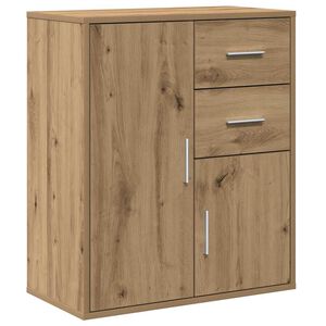 vidaXL Sideboard Artisan Egetr&aelig; 60 x 31 x 70 cm Konstrueret tr&aelig;
