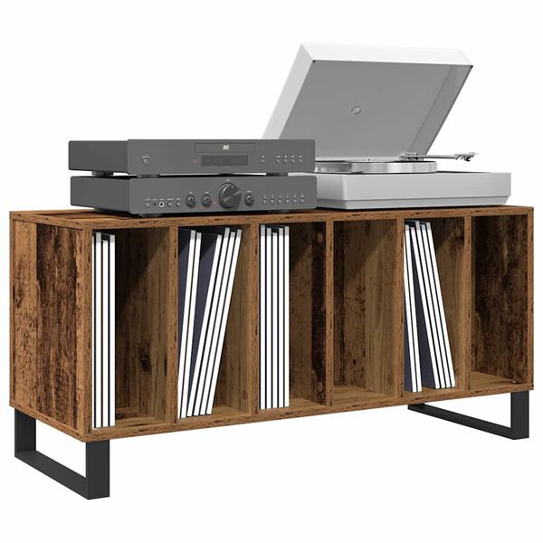 vidaXL Pladeskab Gammelt tr&aelig; 100 x 38 x 48 cm Konstrueret tr&aelig;