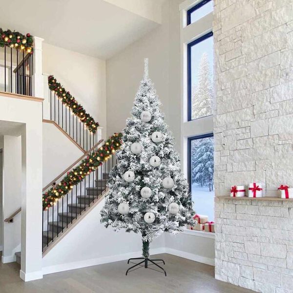 vidaXL Julepynt Set XXL 4 pcs S&oslash;lv Plastik