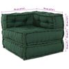 vidaXL Modulsofa 2 pcs Grøn 140 x 70 x 56 cm Stof