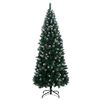 vidaXL kunstigt juletræ med 300 LED-lys 210 cm
