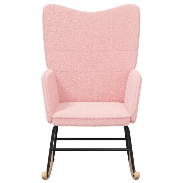 vidaXL Gyngestol Lyser&oslash;d Sherpa-stof