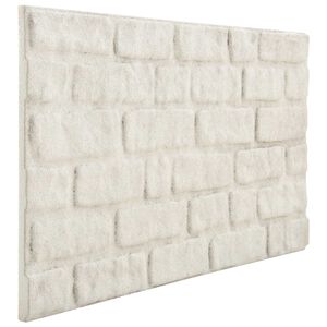 vidaXL V&aelig;gpaneler 10 stk. 100 x 50 cm Hvid EPS Skum