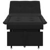 vidaXL Sovesofa med pude Sort 67 x 194 x 82 cm Krydsfinér