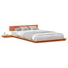 vidaXL Sengestel Brun 135 x 190 cm tr&aelig;