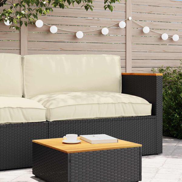 vidaXL Palle Pudes&aelig;t 2 pcs Creme Oxford stof