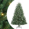 vidaXL Kunstigt Hinged Juletr&aelig; Gr&oslash;n 240 cm PVC og metal