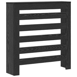 vidaXL Radiatorcover Sort eg 78 x 20 x 82 cm Konstrueret tr&aelig;