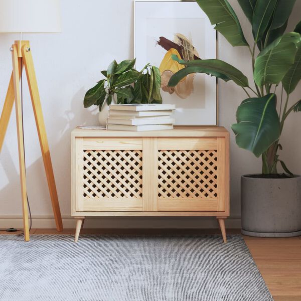 vidaXL skabsl&aring;ger 2 stk. 39,5x39,5 cm gitterdesign massivt fyrretr&aelig;