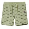 Shorts til b&oslash;rn str. 128 med sn&oslash;re lys kakifarve