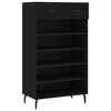 vidaXL skoreol 60x35x105 cm konstrueret tr&aelig; sort