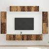 vidaXL TV-skab 8 pcs Gammelt tr&aelig;