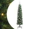 vidaXL Kunstigt juletr&aelig; Gr&oslash;n 180 cm PVC og St&aring;l og Plastik