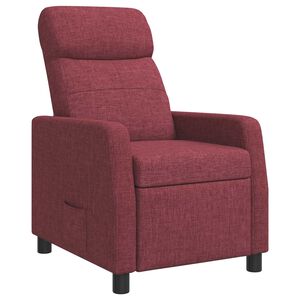 vidaXL Recliner Vinr&oslash;d Stof