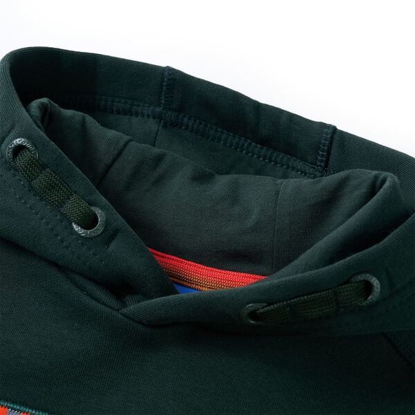 H&aelig;ttetr&oslash;je til b&oslash;rn str. 140 m&oslash;rkegr&oslash;n