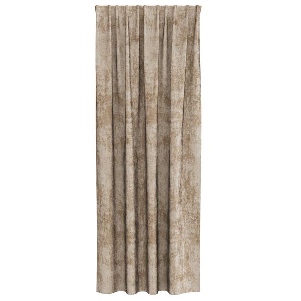 vidaXL Velour Gardiner 2 pcs champagnefarvet 225 x 140 cm Fl&oslash;jl