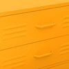 vidaXL kommode 80x35x101,5 cm Sennepsgul