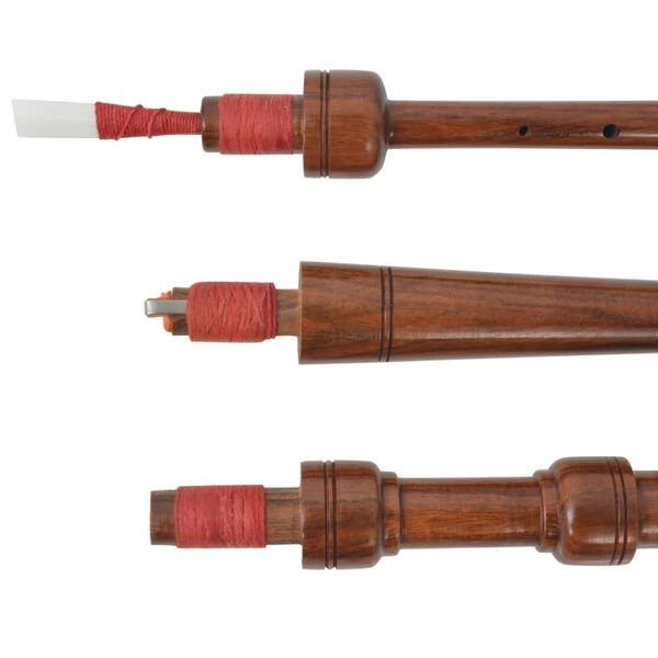 Scottish Great Highland s&aelig;kkepibe til b&oslash;rn gr&oslash;n og sort tartan