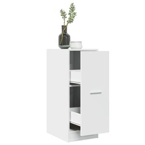 vidaXL apotekerskab hvid 30x41x77,5 cm konstrueret tr&aelig;