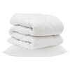 vidaXL Dyne med pude 2 stk. Hvid Microfiber