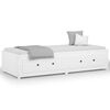 vidaXL daybed 90x190 cm Single massivt fyrretr&aelig; hvid