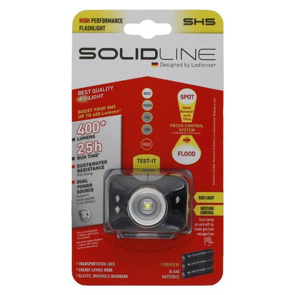 SOLIDLINE LED-pandelampe SH5 400 lm r&oslash;dt lys