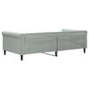 vidaXL daybed 100x200 cm velour lysegr&aring;