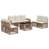vidaXL Havesofa S&aelig;t 8 stk. Beige og cremehvid polyrattan