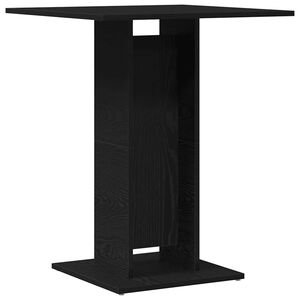 vidaXL bistrobord sort egetr&aelig; 60x60x75 cm konstrueret tr&aelig;