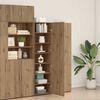 vidaXL Highboard 2 pcs Artisan Egetr&aelig; 50 x 42,5 x 185 cm