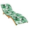 vidaXL Lounger Pude Blad Bladmønster 200 x 70 x 3 cm Oxford stof