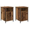 vidaXL Natskab 2 stk. Gammelt tr&aelig; 40 x 42 x 60 cm Konstrueret tr&aelig;