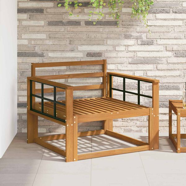 vidaXL Udend&oslash;rs Mellem Sofa Massivt Akacietr&aelig; Naturfarvet