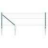 vidaXL Hegnspæl Grøn 25 x 0,6 m (50 mm net) Stål og PVC