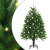 vidaXL Juletr&aelig; med 150 LED'er med stativ Gr&oslash;n 120 cm PE