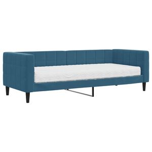 vidaXL daybed med madras 80x200 cm velour bl&aring;