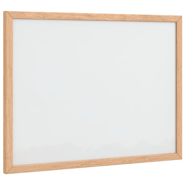 vidaXL magnetisk whiteboardtavle med ramme af massivt fyrretr&aelig; 40x30cm
