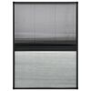 vidaXL plisseret insektnet til vinduer 80x120 cm afskygning aluminium