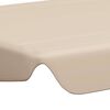 vidaXL baldakin til havegynge 188/168x145/110 cm beige