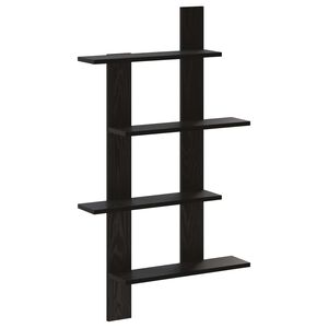 vidaXL V&aelig;ghylde Sort eg 61 x 13,5 x 105 cm Konstrueret tr&aelig;