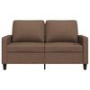 vidaXL 2-personers sofa 120 cm stof brun