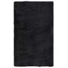 vidaXL shaggy t&aelig;ppe med h&oslash;j luv &ldquo;NAVARRA&rdquo; sort 60x100 cm polyester